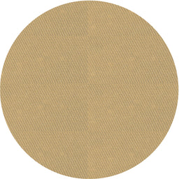 Round Patterned Chrome Gold Yellow Novelty Rug, pat2857