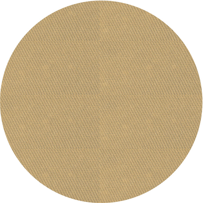 Round Machine Washable Transitional Chrome Gold Yellow Rug, wshpat2857