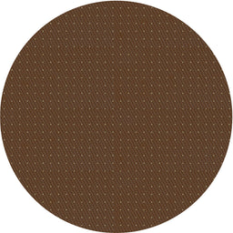 Round Machine Washable Transitional Sienna Brown Rug, wshpat3042