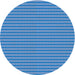 Round Patterned Blue Novelty Rug, pat3043