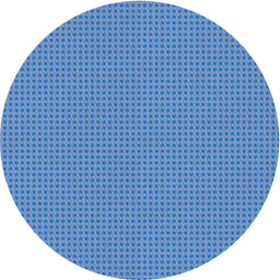 Round Patterned Bright Navy Blue Novelty Rug, pat3044