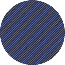 Round Patterned Slate Blue Novelty Rug, pat3049