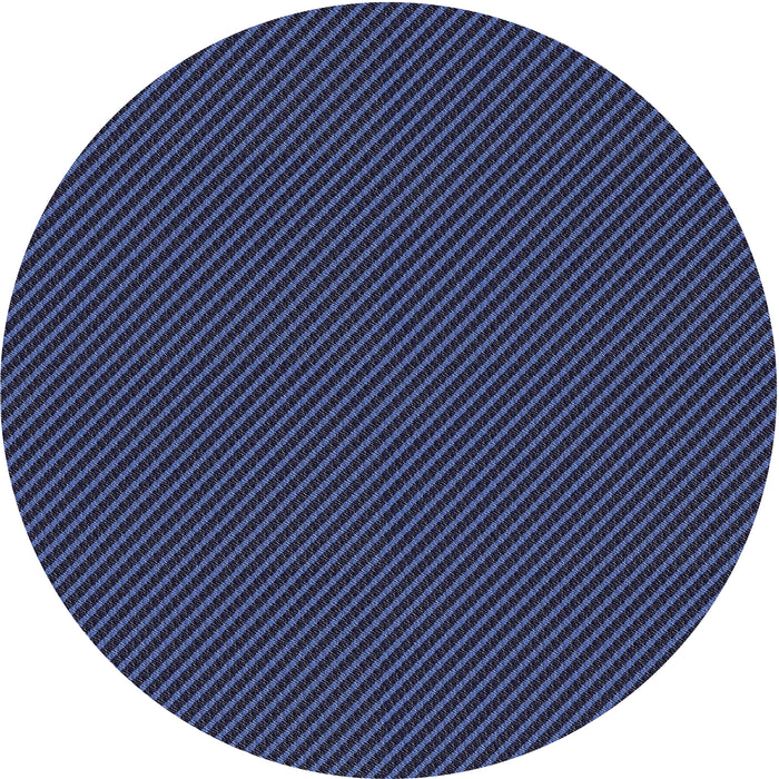 Round Machine Washable Transitional Slate Blue Rug, wshpat3049