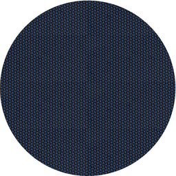 Round Patterned Blue Novelty Rug, pat3052