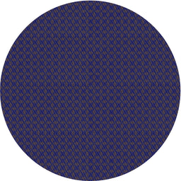 Round Machine Washable Transitional Deep Periwinkle Purple Rug, wshpat3054