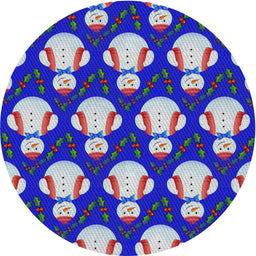 Round Machine Washable Transitional Blue Gray Rug, wshpat3088