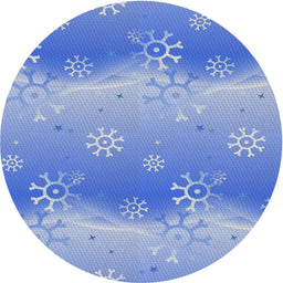 Round Machine Washable Transitional Ocean Blue Rug, wshpat3093