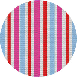 Round Patterned Pink Violet Pink Novelty Rug, pat309