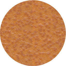 Round Patterned Orange Novelty Rug, pat3154