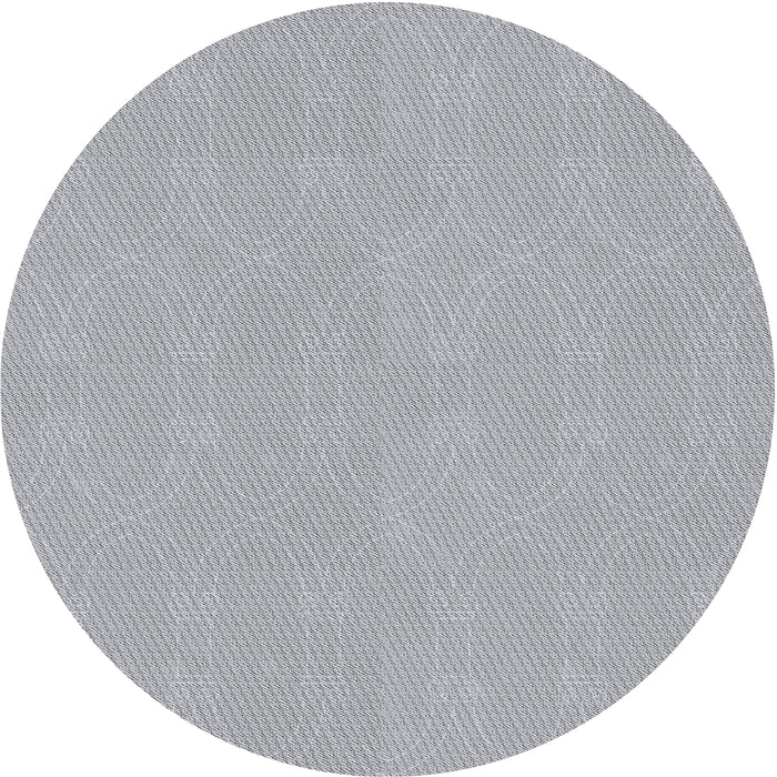 Round Patterned Gray Novelty Rug, pat3285