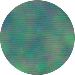 Round Patterned Mint Green Novelty Rug, pat3292