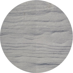 Round Patterned Silver Gray Novelty Rug, pat3322