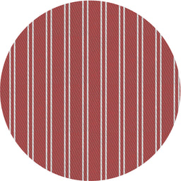 Round Machine Washable Transitional Light Coral Pink Rug, wshpat3491
