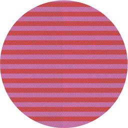 Round Machine Washable Transitional HotPink Rug, wshpat3497