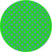 Round Patterned Light Sea Green Novelty Rug, pat3524