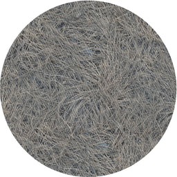 Round Patterned Dark Gray Novelty Rug, pat3585