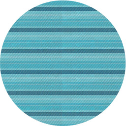 Round Machine Washable Transitional Celeste Blue Rug, wshpat3647
