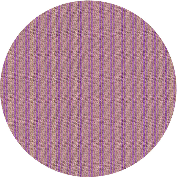 Round Patterned Daisy Pink Novelty Rug, pat365