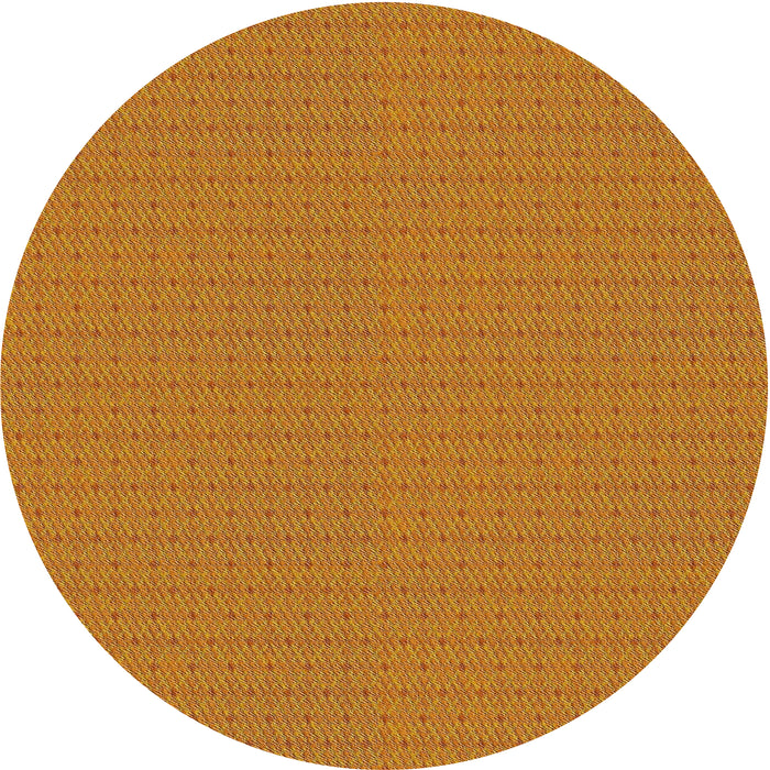 Round Machine Washable Transitional Dark Orange Rug, wshpat368