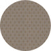 Round Patterned Light French Beige Brown Novelty Rug, pat369