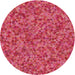 Round Machine Washable Transitional Red Rug, wshpat3802