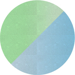 Round Patterned Mint Green Novelty Rug, pat3831