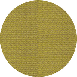 Round Patterned Dark Yellow Green Novelty Rug, pat3871