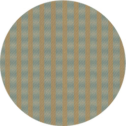 Round Patterned Dark Green Novelty Rug, pat3876