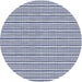 Round Patterned Pastel Light Blue Novelty Rug, pat388