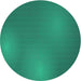 Round Machine Washable Transitional MediumSpring Green Rug, wshpat3909