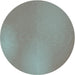 Round Patterned Cyan Opaque Blue Novelty Rug, pat3910