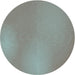 Round Machine Washable Transitional Cyan Opaque Blue Rug, wshpat3910