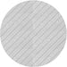 Round Machine Washable Transitional Dark Gray Rug, wshpat3936