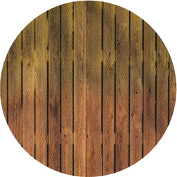 Round Machine Washable Transitional Red Brown Rug, wshpat3957