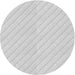 Round Machine Washable Transitional Dark Gray Rug, wshpat399