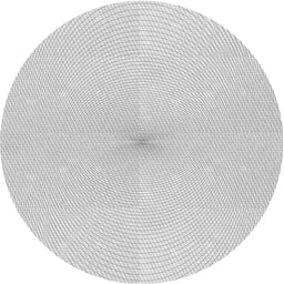 Round Machine Washable Transitional White Smoke Rug, wshpat424