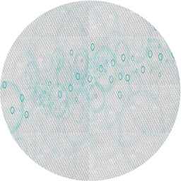 Round Patterned Dark Gray Novelty Rug, pat445