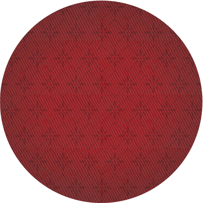 Round Machine Washable Transitional Tomato Red Rug, wshpat461