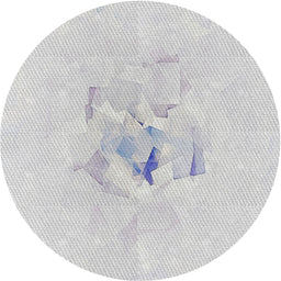 Round Machine Washable Transitional Dark Gray Rug, wshpat476