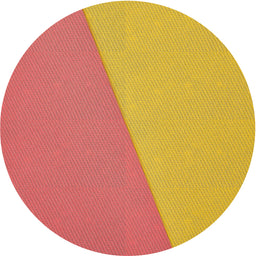 Round Machine Washable Transitional Red Rug, wshpat485
