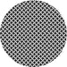 Round Patterned Light Gray Novelty Rug, pat518