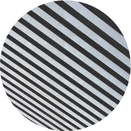 Round Patterned Light Gray Novelty Rug, pat553
