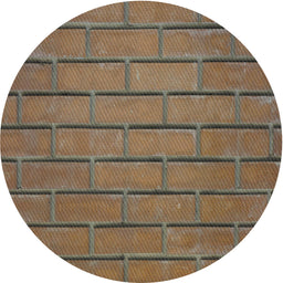 Round Machine Washable Transitional Camel Brown Rug, wshpat623