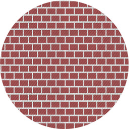 Round Machine Washable Transitional Rose Pink Rug, wshpat625