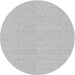 Round Machine Washable Transitional White Smoke Rug, wshpat827