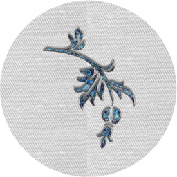 Round Patterned Dark Gray Novelty Rug, pat927
