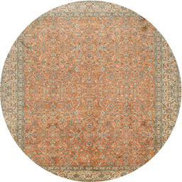 Square Machine Washable Traditional Red Rug, wshtr1000