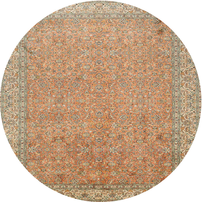 Square Machine Washable Traditional Red Rug, wshtr1000