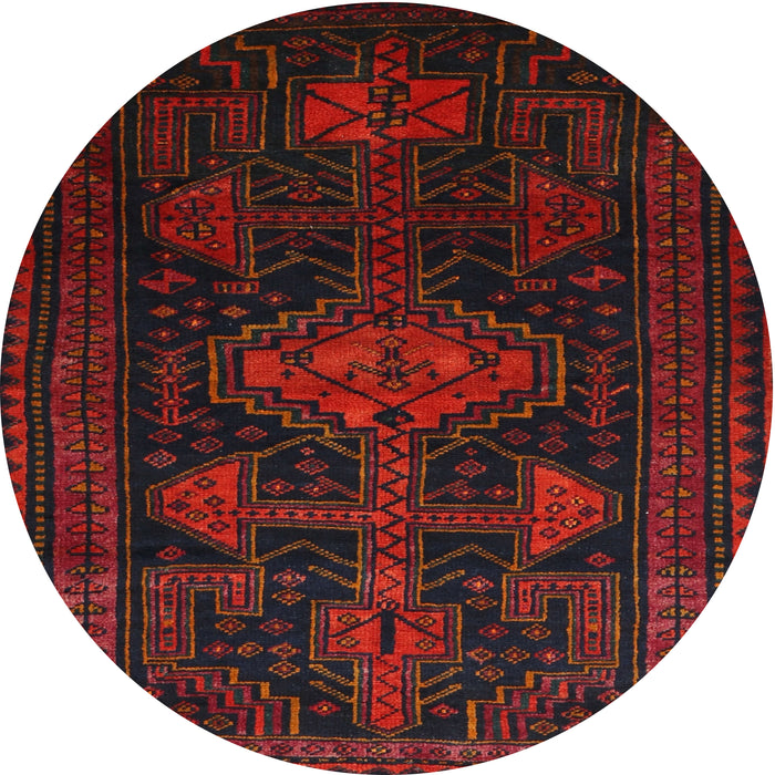 Square Machine Washable Traditional Bakers Brown Rug, wshtr1129