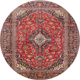 Square Machine Washable Traditional Camel Brown Rug, wshtr1171